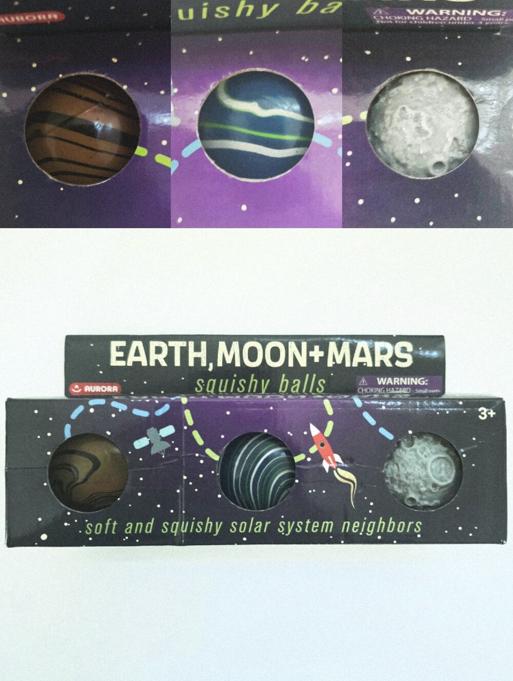 Squishy Stress Balls Earth, Moon and Mars - Picture 11 of 11